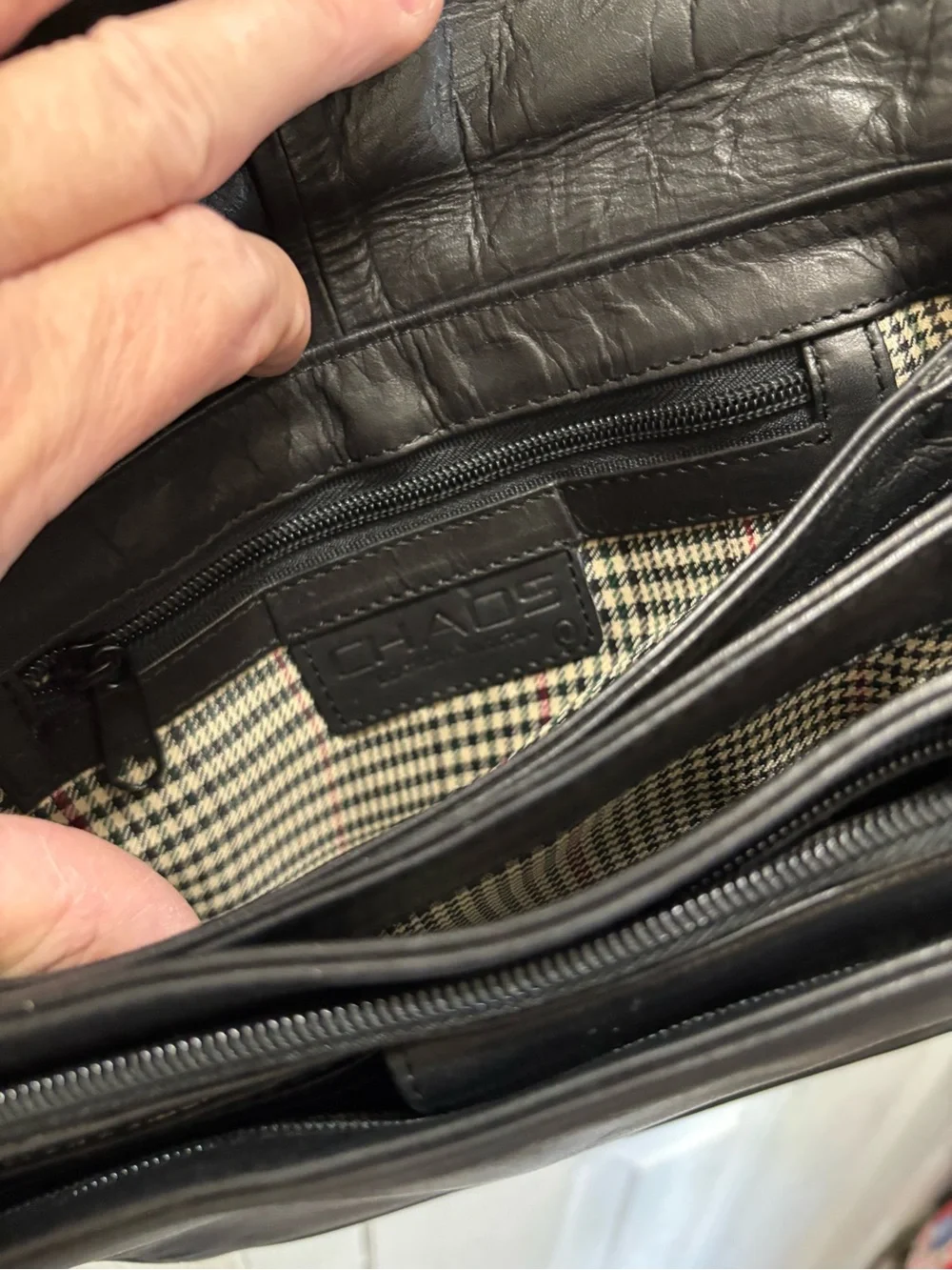 Beautiful vintage leather chaos bag